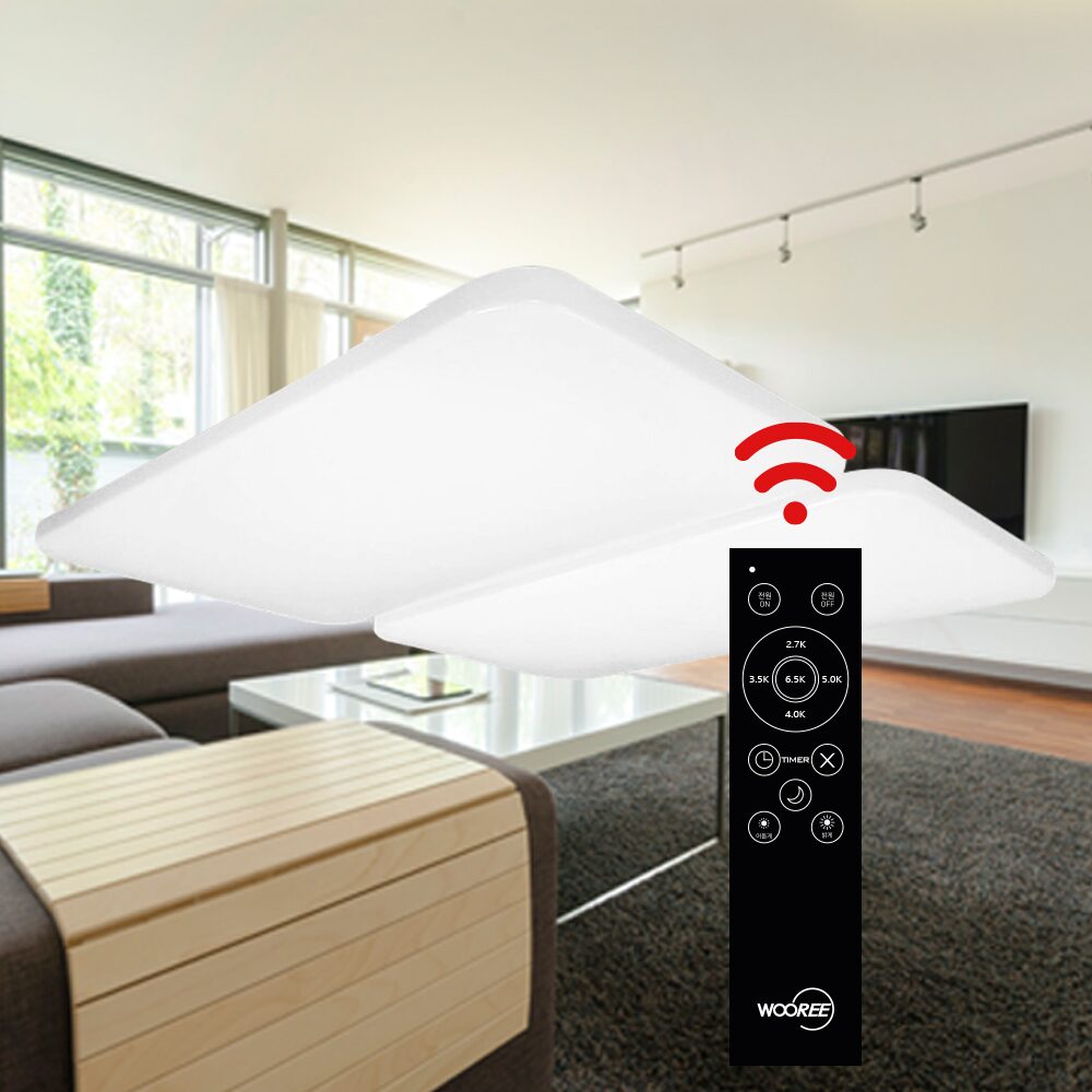 LED 퓨어스마트 리모컨 거실등 120W LED조명등
