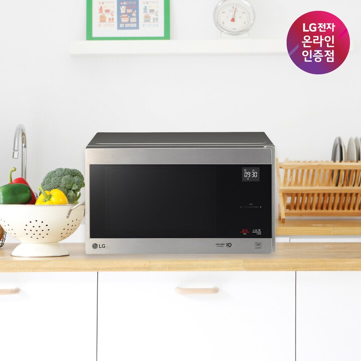 [오늘의집] LG전자 단,하루 14만 스마트인버터 전자레인지 MW25S 25L 블랙실버