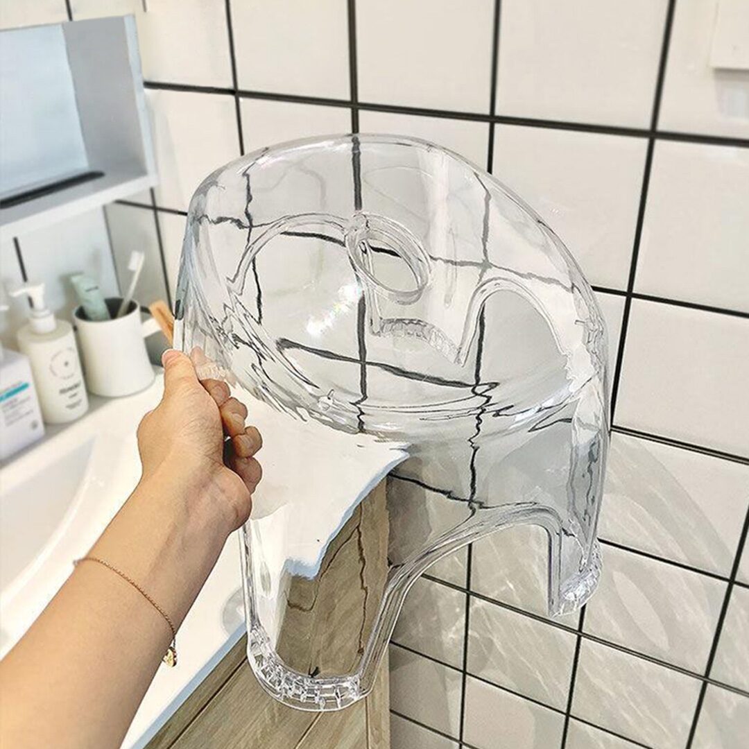투명한 욕실의자 목욕탕 샤워 미끄럼방지 목욕의자