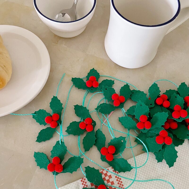 Felt Christmas Berry 펠트크리스마스열매