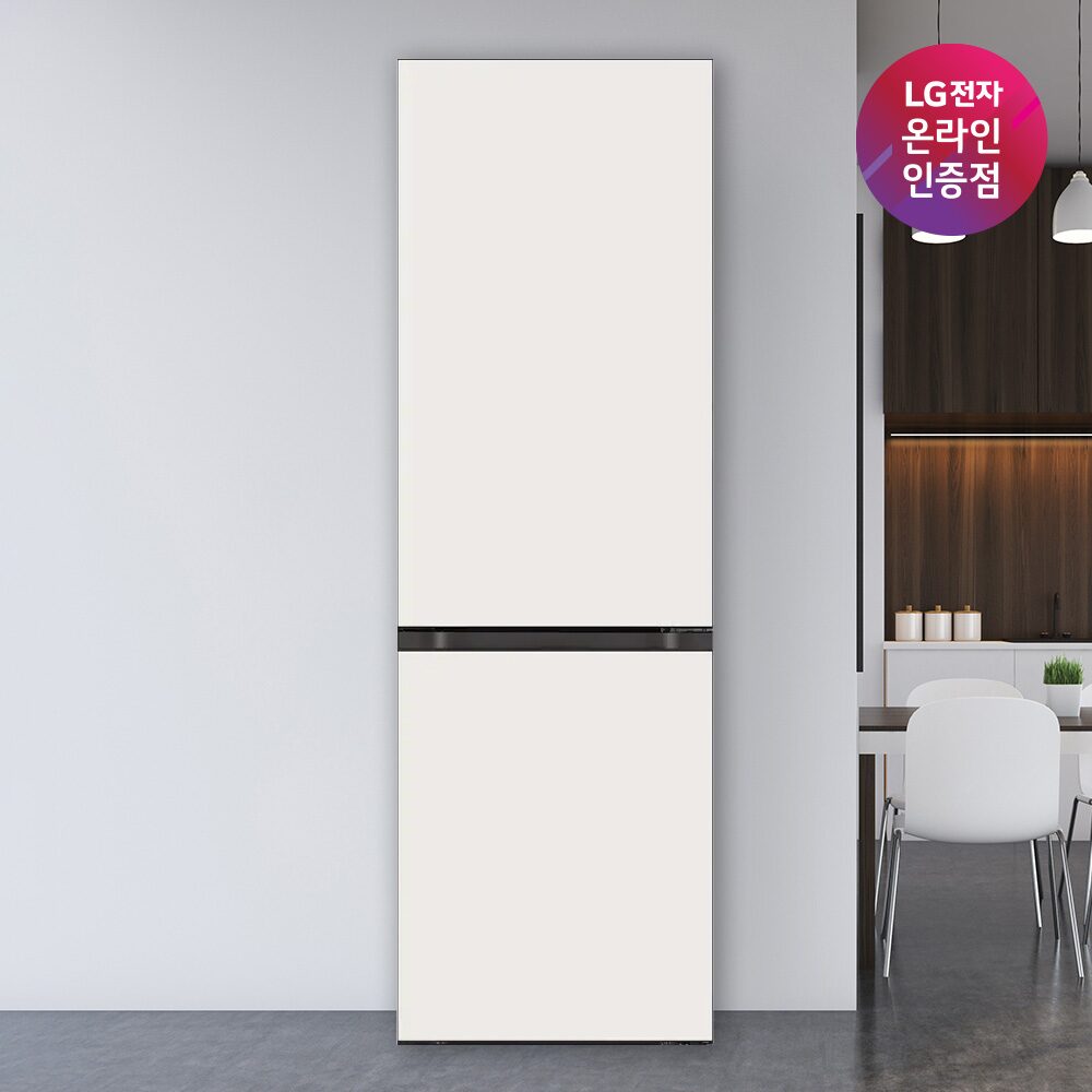 LG 모던엣지 냉장고 오브제컬렉션 Q342GBB133S 344L