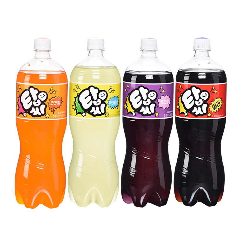 탑씨 1.5L*12펫 4종(오렌지/포도/파인애플/콜라)