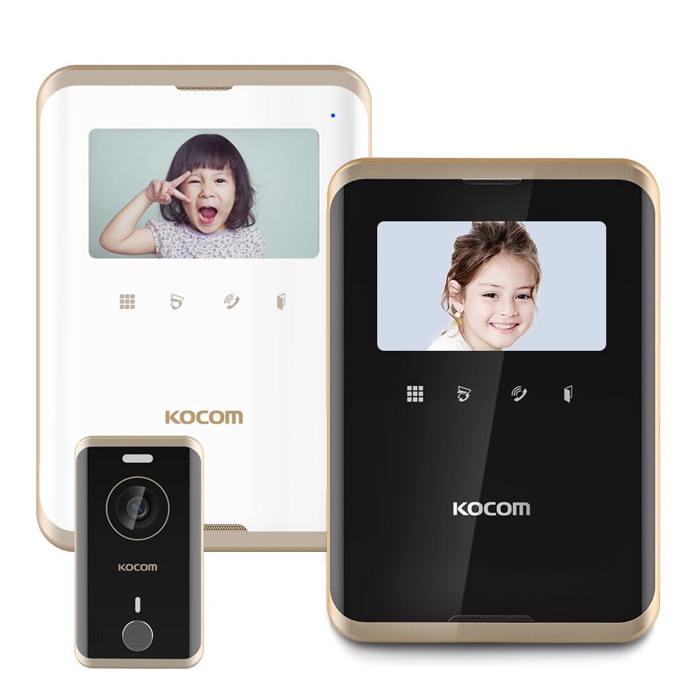 비디오폰 엣지디자인 KCV-R431E 인터폰 (초인종 포함)