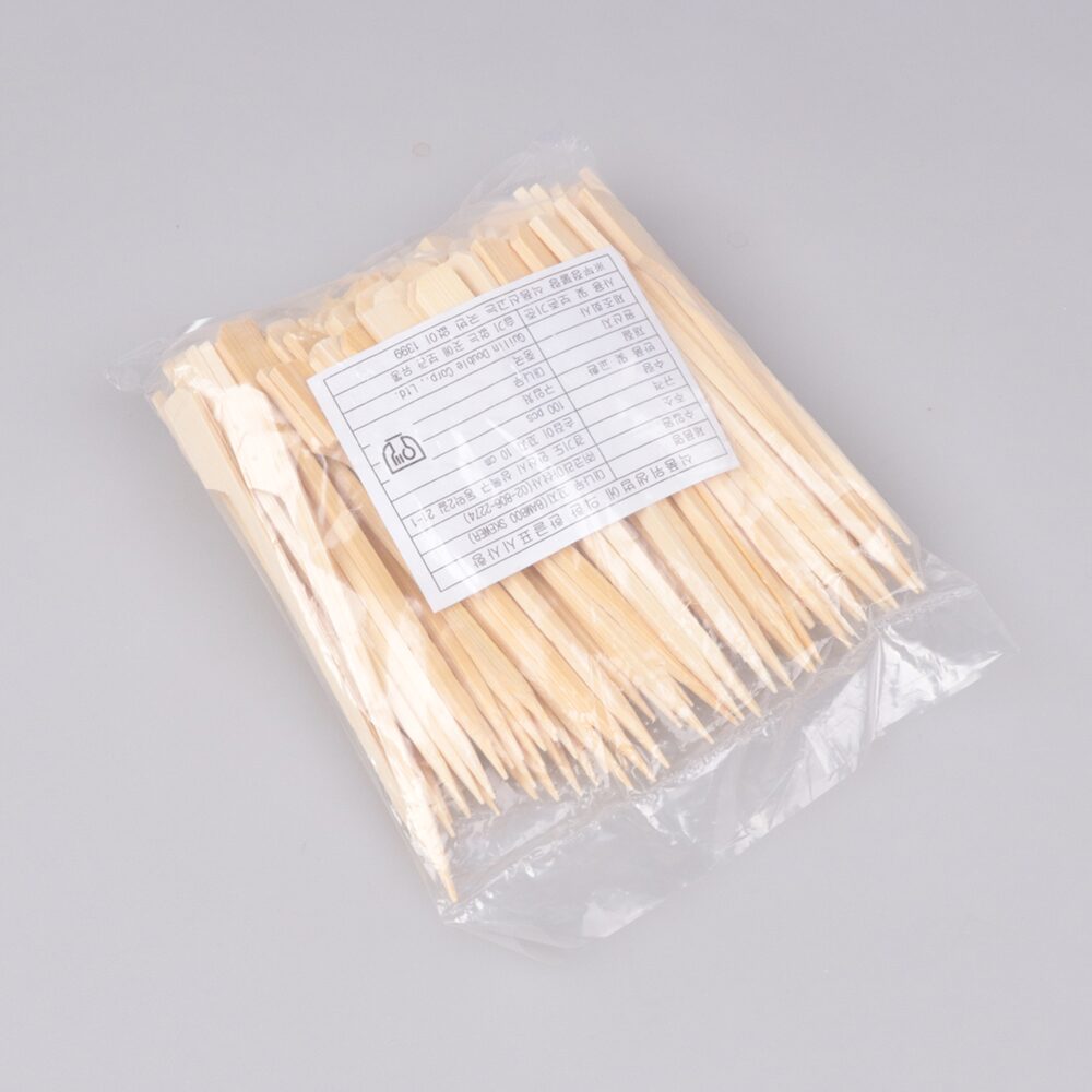 햄버거 산적 분식용 과일꽂이 음식꼬치 손잡이 꼬지 100개