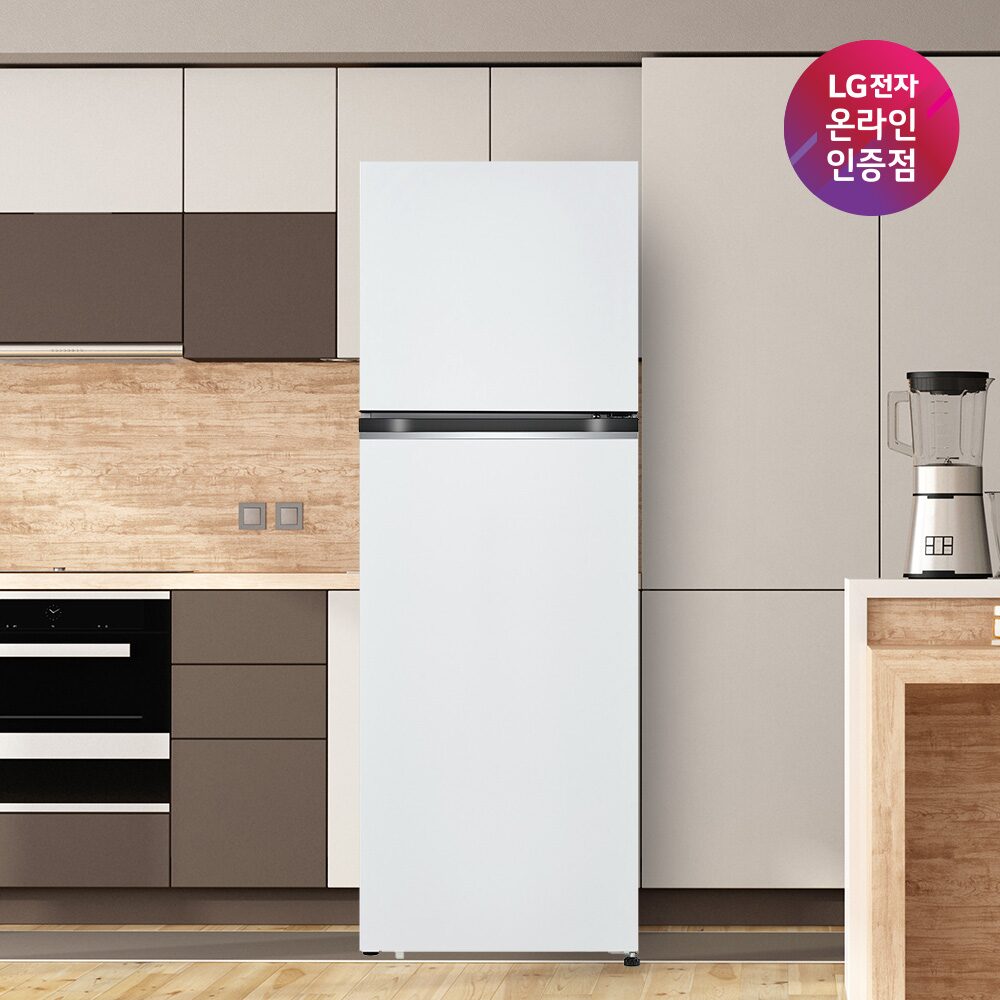 LG 일반냉장고 B332W34 335L 화이트 멀티냉각