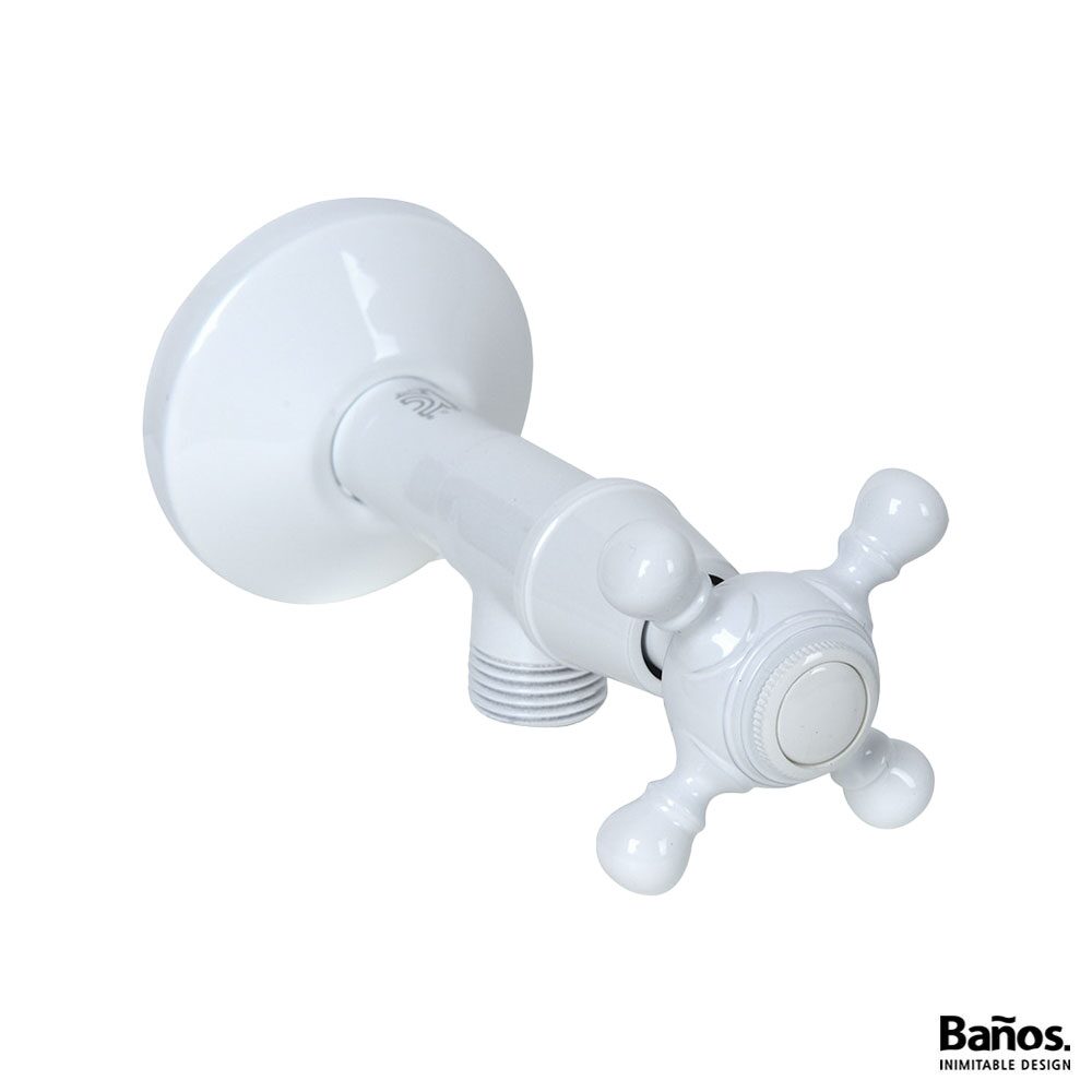 앵글밸브 BA-040 화이트 (2개 한세트)