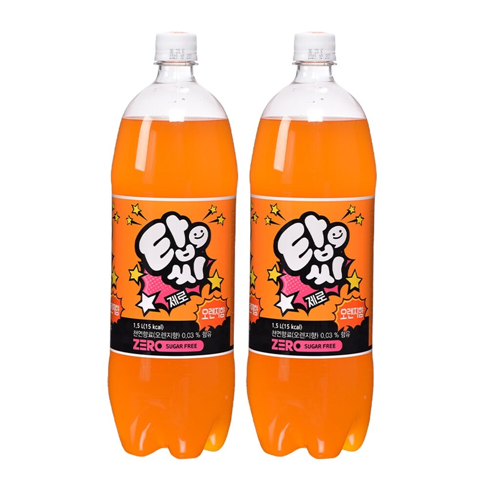 탑씨 제로 오렌지 1.5L*12펫
