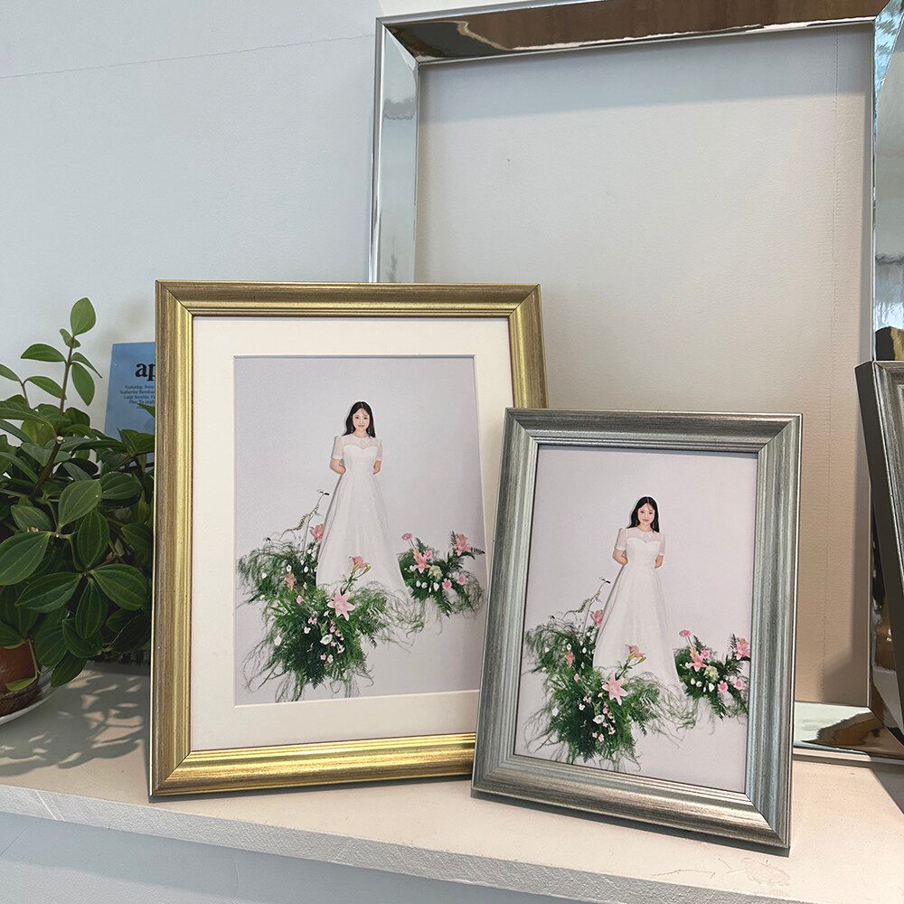 포토테이블 골드프레임 사진액자 4x6 5x7 6x8 8x10 A4 A3