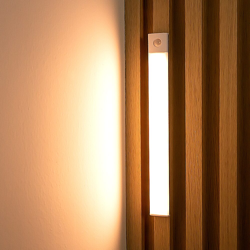 충전식 무선 센서등 + 무드등 겸용 LED 조명 베란다 현관 센서등 20cm/30cm