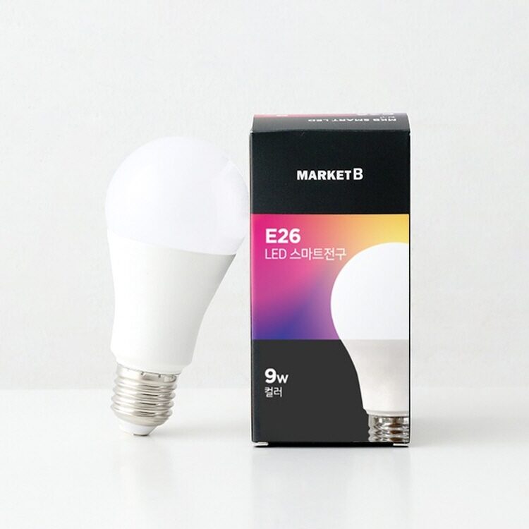 E26 LED 스마트전구 9W 컬러