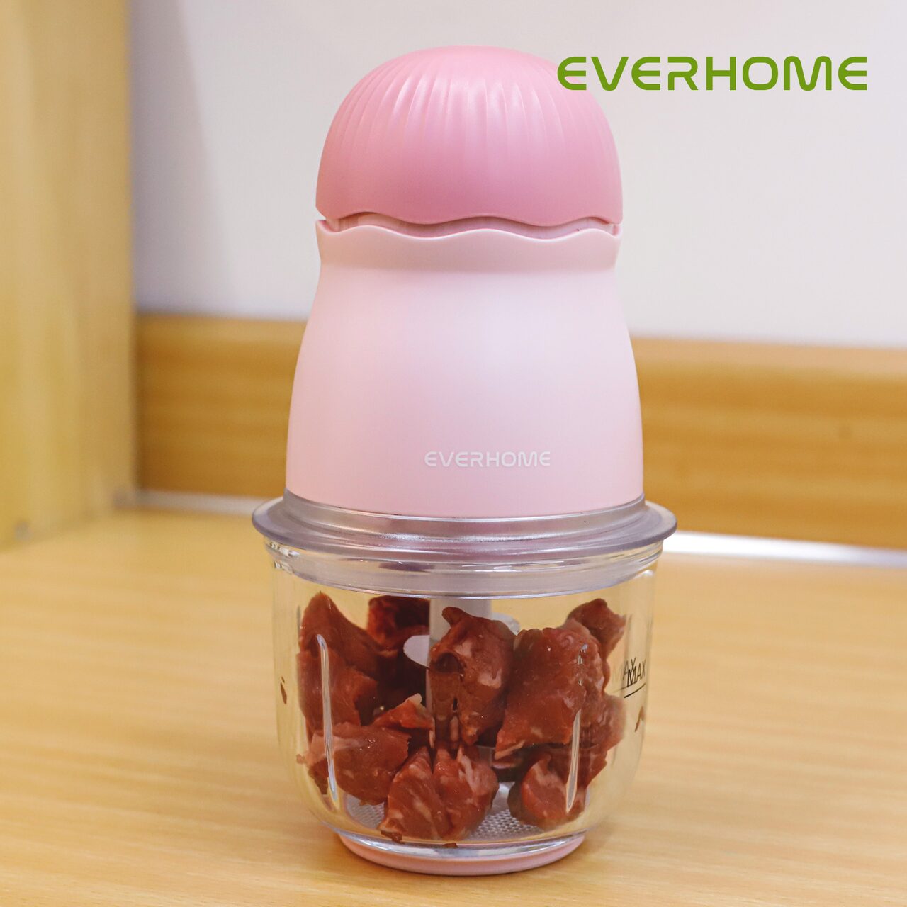6엽칼날 이유식다지기 미니 멀티 마늘 야채 다지기 분쇄기 차퍼 EV-MC3700