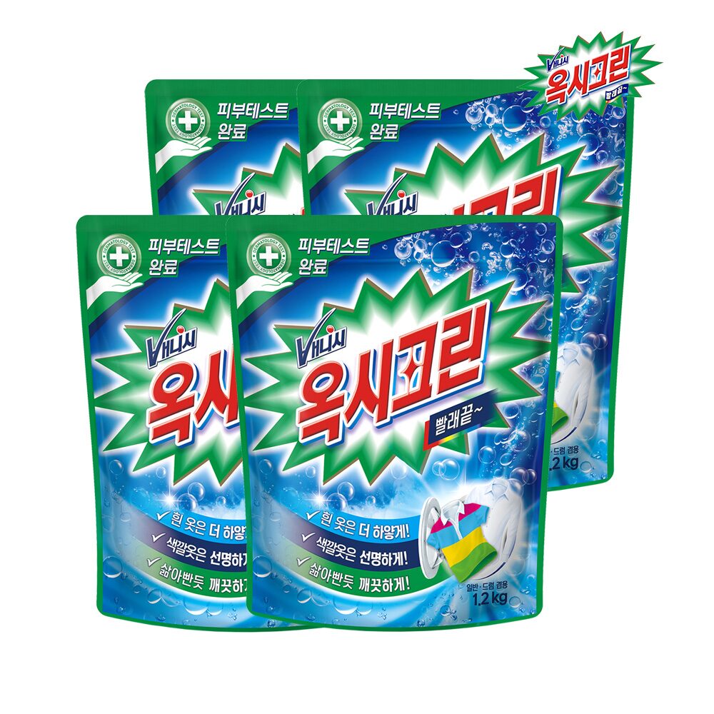 분말 표백제 1.2kg x4개