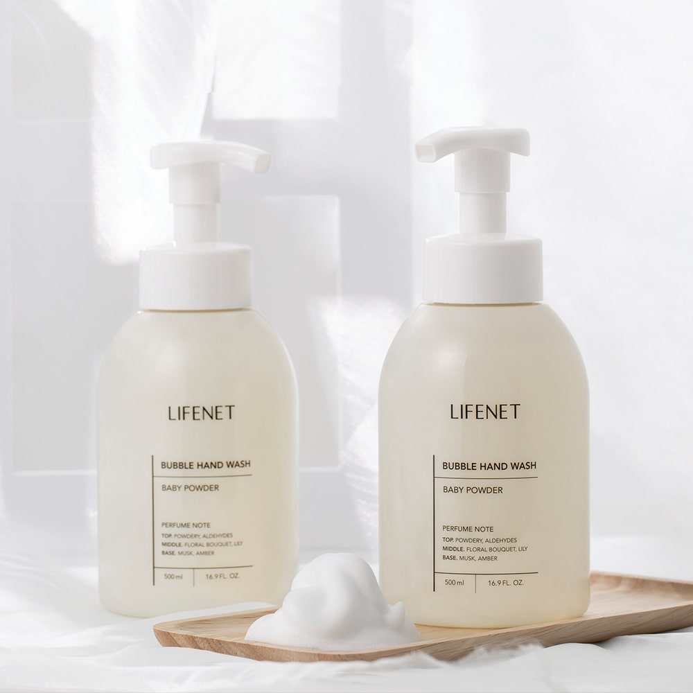 1+1 약산성 버블 핸드워시 500ml (향 3종, 택 2)