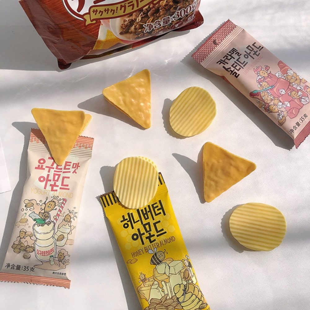 봉지 종이 과자 클립 집게 밀폐 밀봉 나쵸칩 2p set