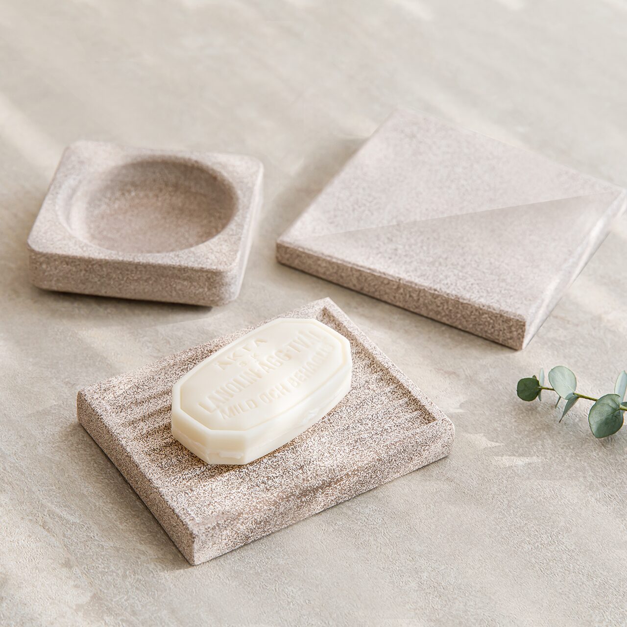 호텔식 초흡수 프리미엄 규조토 세라믹 비누받침 3design