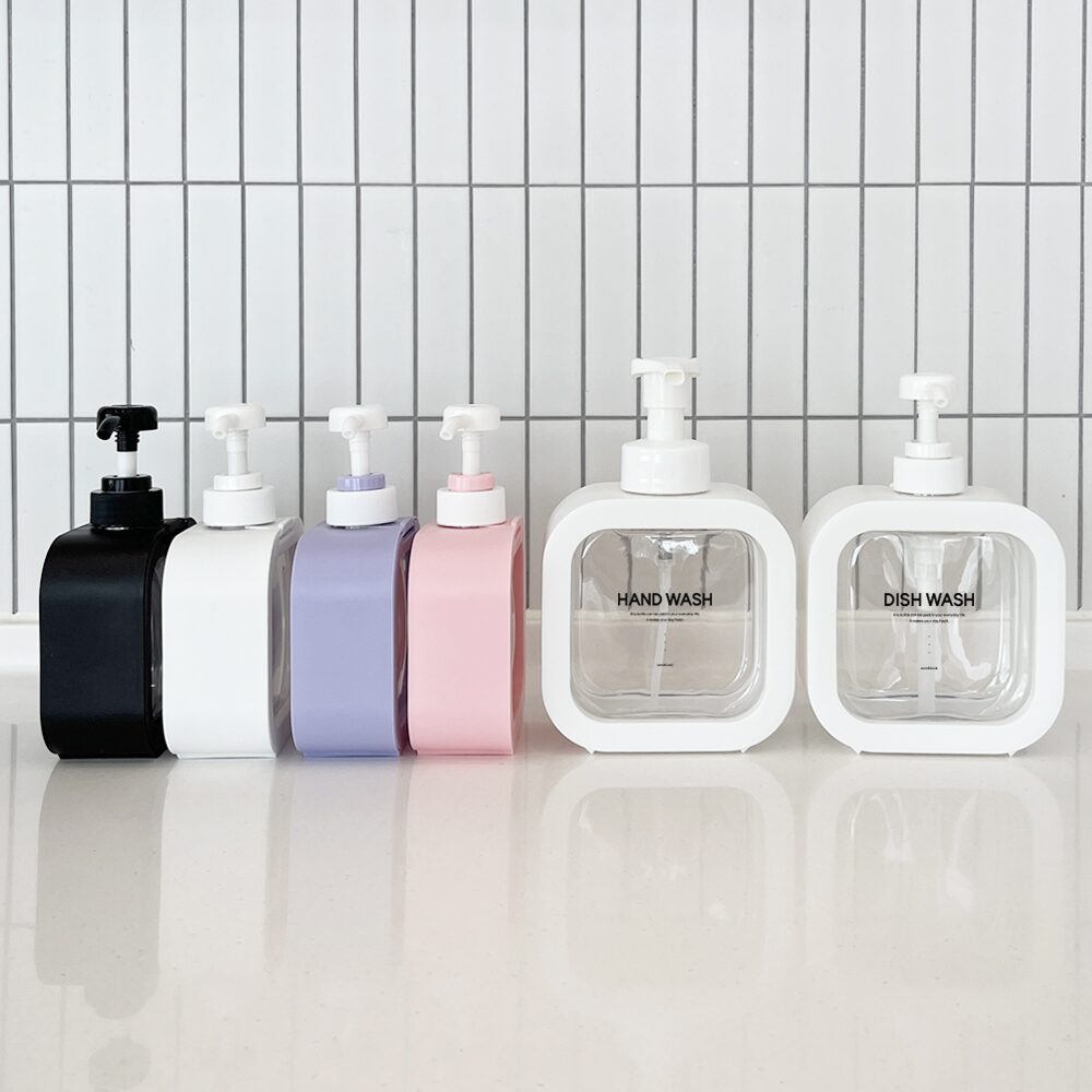 핸드워시 커버 리필용기 / 주방세제 공병 2size 4colors