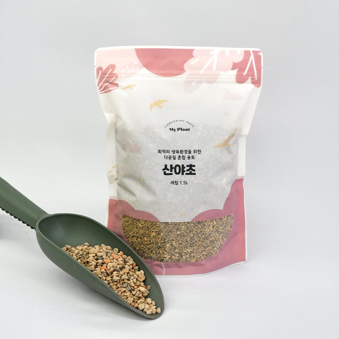 산야초 1.5L 난석 소포장 배수층 여과재
