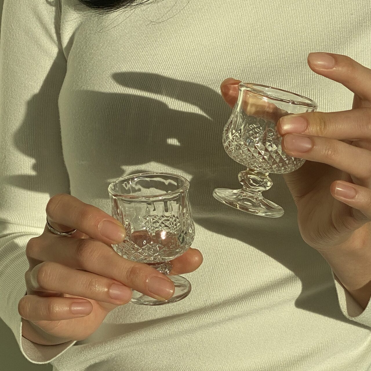 크리스탈 고블렛 미니 소주잔 50ml 4set