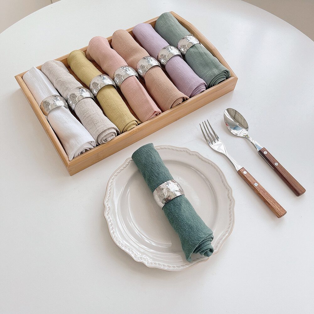 린넨 냅킨 9color 무형광 카페 디너 테이블 플레이트 냅킨