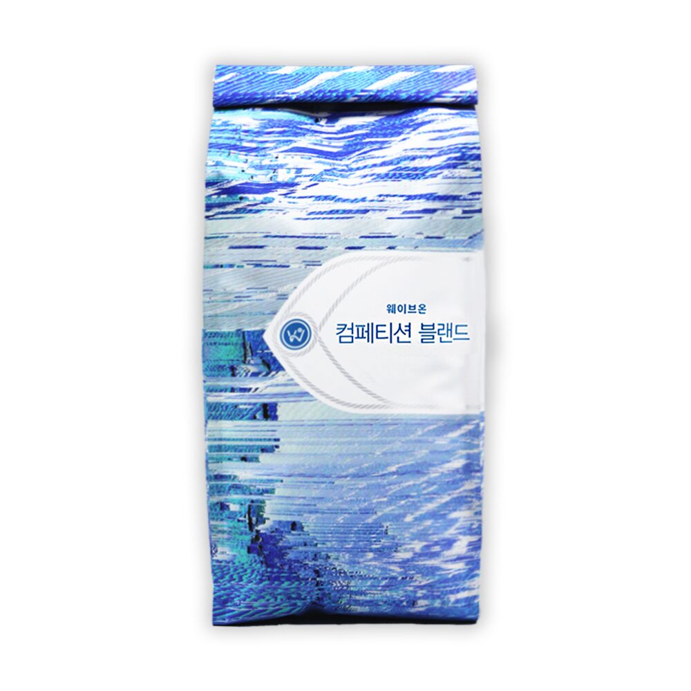 웨이브온 컴페티션 블랜딩 원두커피 1kg