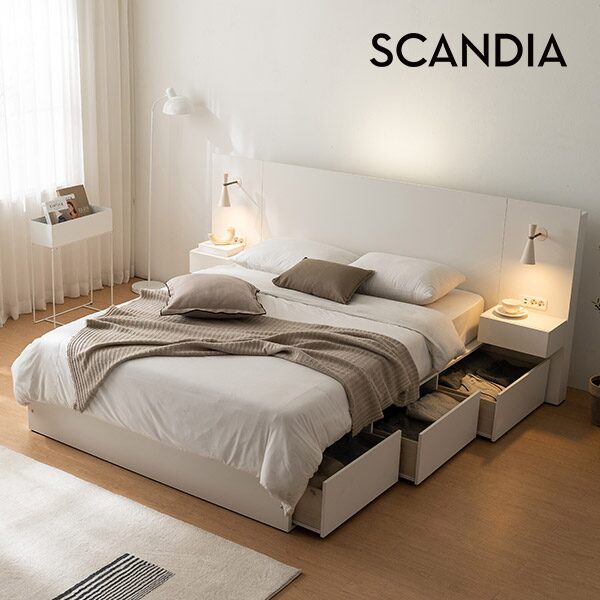 최대할인 69% / 데이 호텔 LED 수납침대(매트포함) SS/Q/K/LK