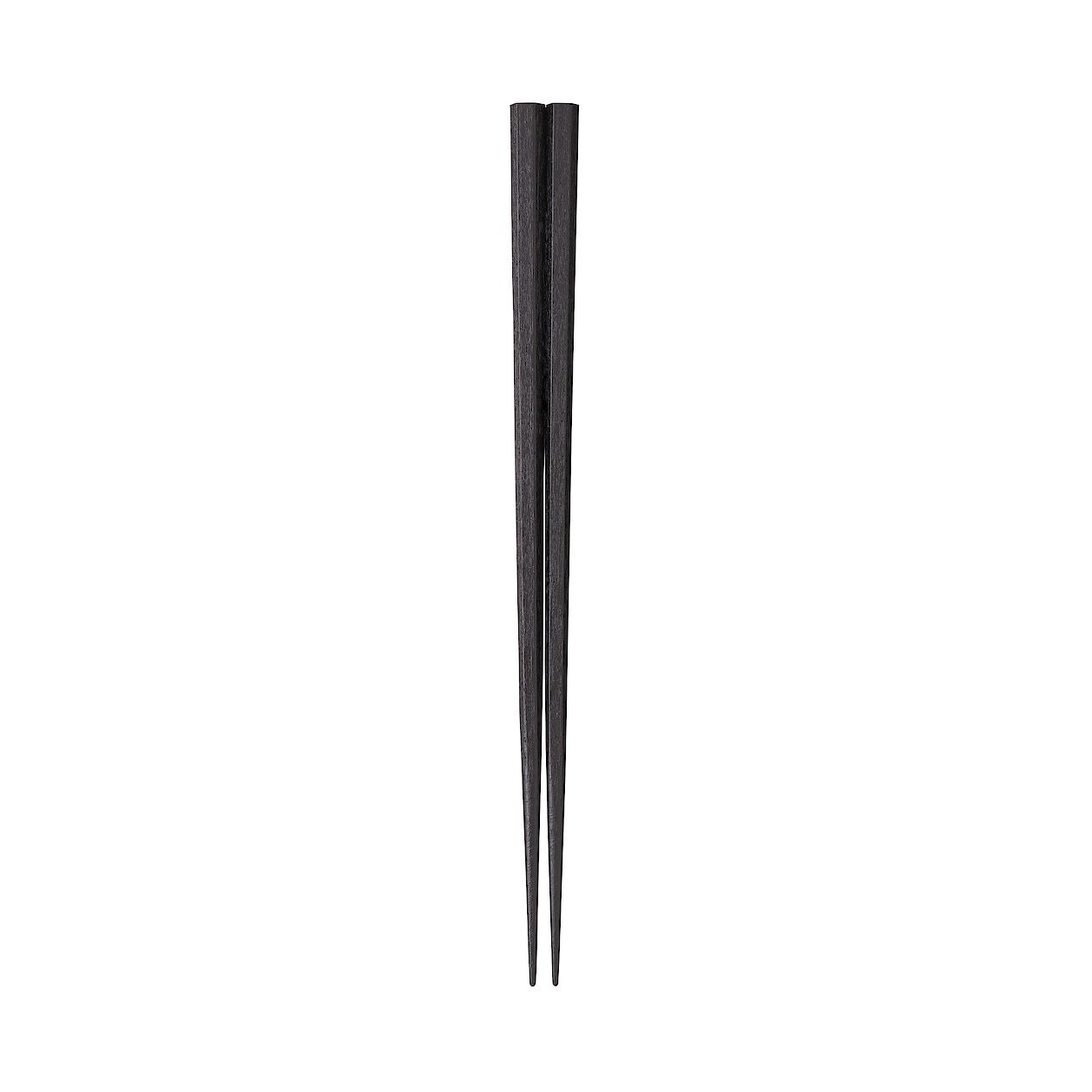 천연목 말라스 옻칠 육각 젓가락 23cm