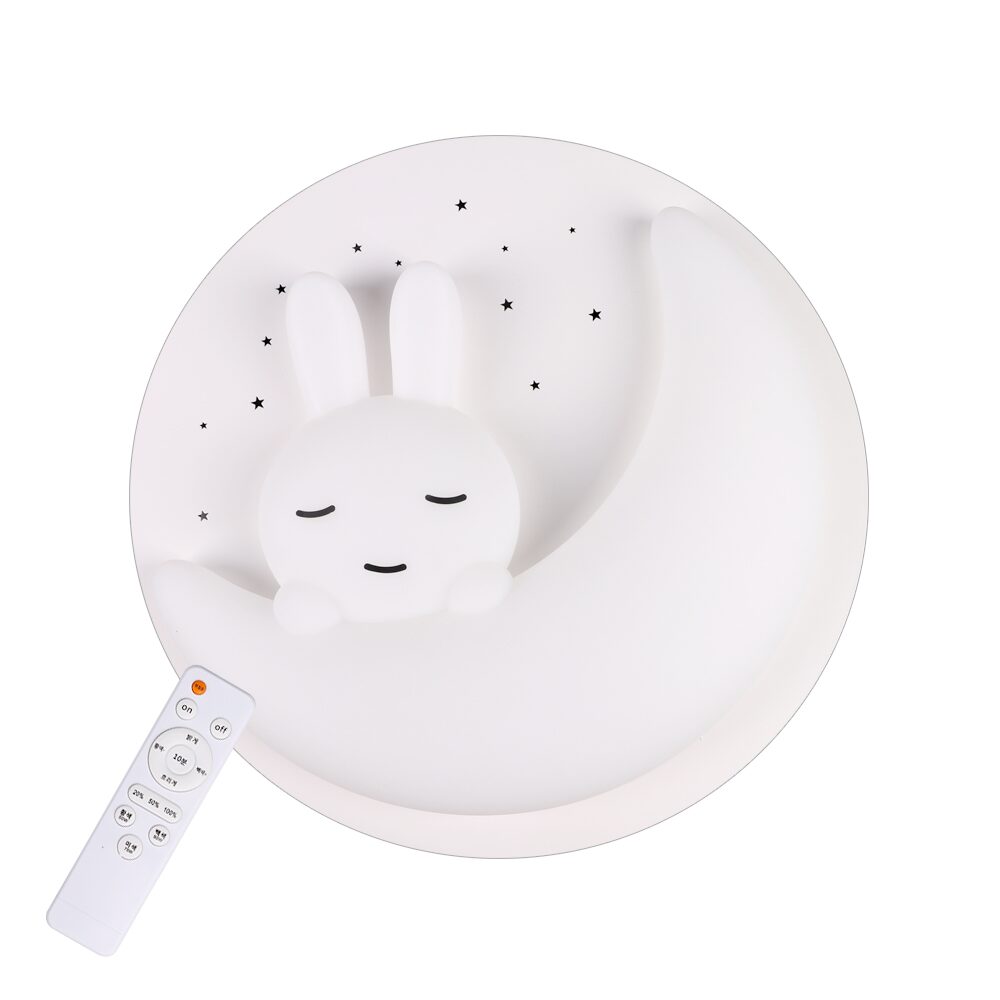 LED 키즈 삼색 달토끼 75W 삼성칩+리모컨