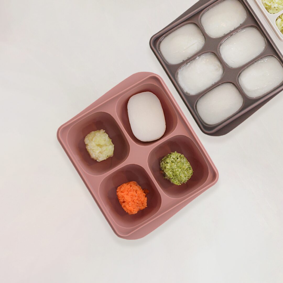 국산 실리콘 단계별 이유식큐브4구 360ml 1+1