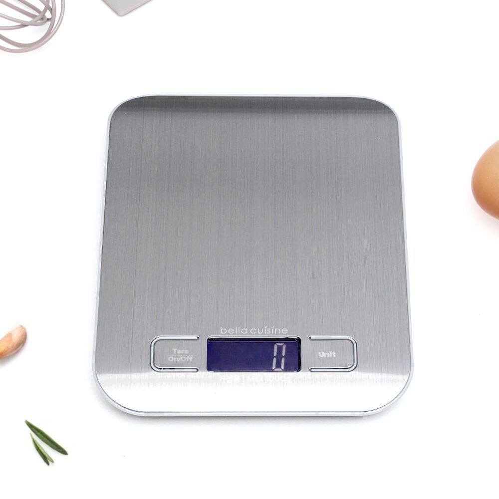 스테인리스 스틸 주방 전자 저울/그레이1kg