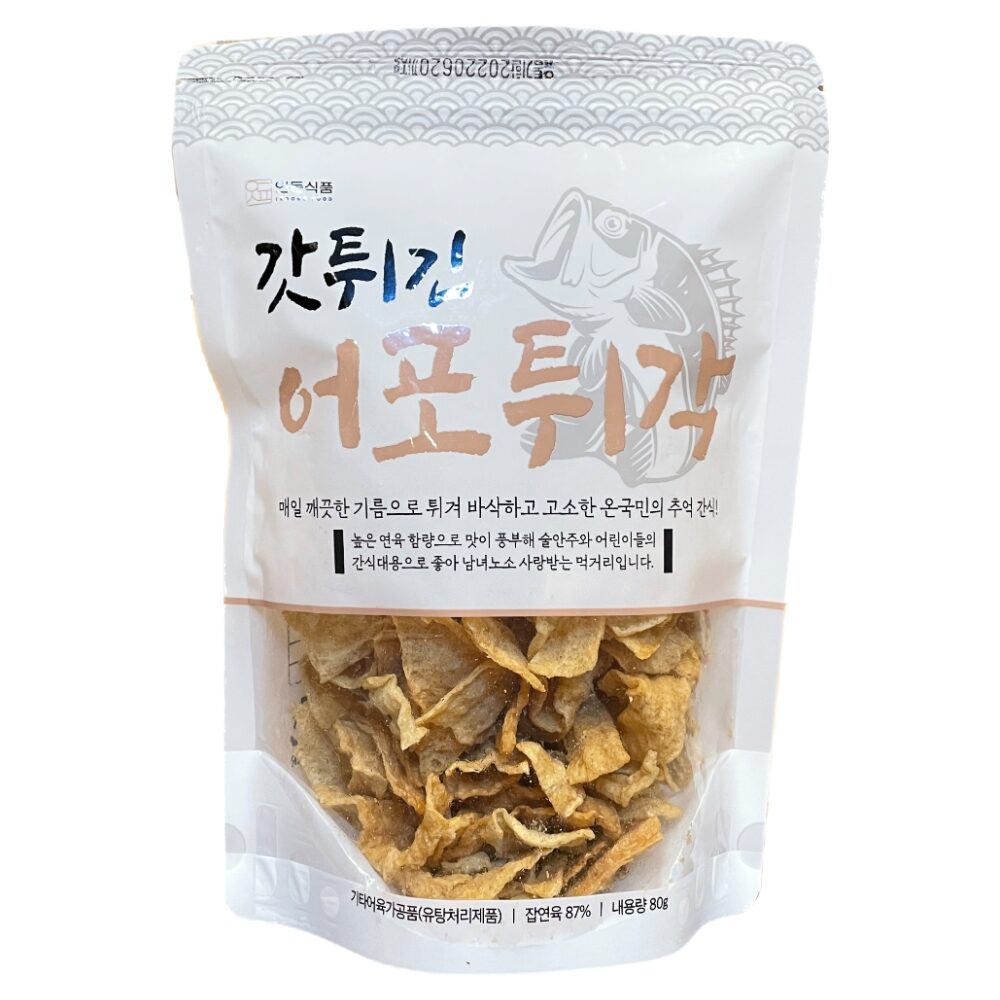 갓 튀긴 어포튀각 80g