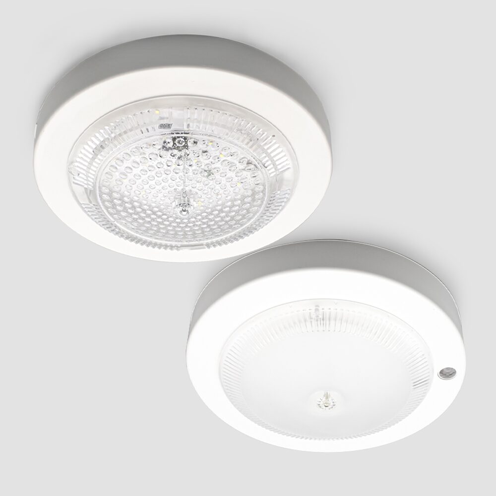 LED 한승원형 직부등 센서등 15W 현관등 베란다조명 욕실조명 방습등
