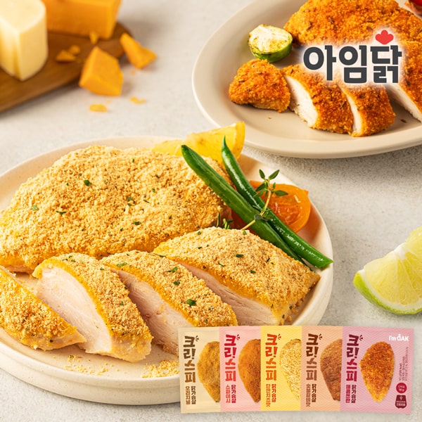 크리스피 닭가슴살 5종 90g*2팩
