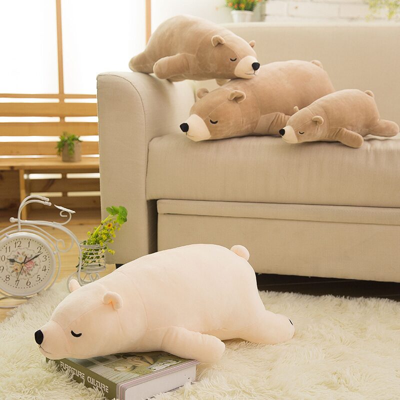 북극곰 바디 필로우 인형 4color 4size 허리 손목 쿠션