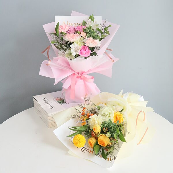 어느 멋진 날 생화꽃다발 2Color