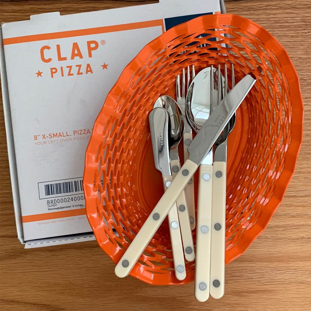 프렌치 스틸 오벌 바스켓 2size