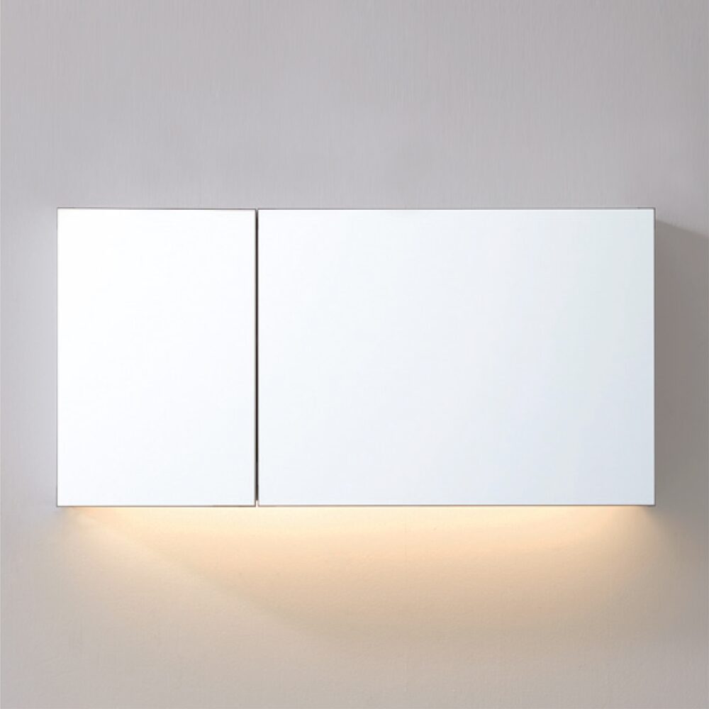 복합 거울 플랩장 WHITE COLOR 수납장 수건장 욕실인테리어