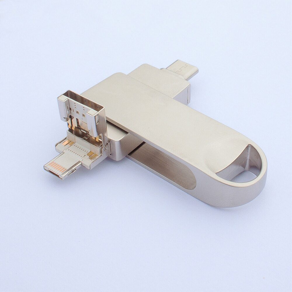 올인원 외장메모리 USB3.0/8PIN/C타입단자 동시호환가능 C-OTG2
