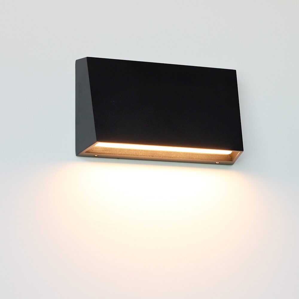 비스듬 LED 방수 외부 벽등 실외 조명 8W 2color