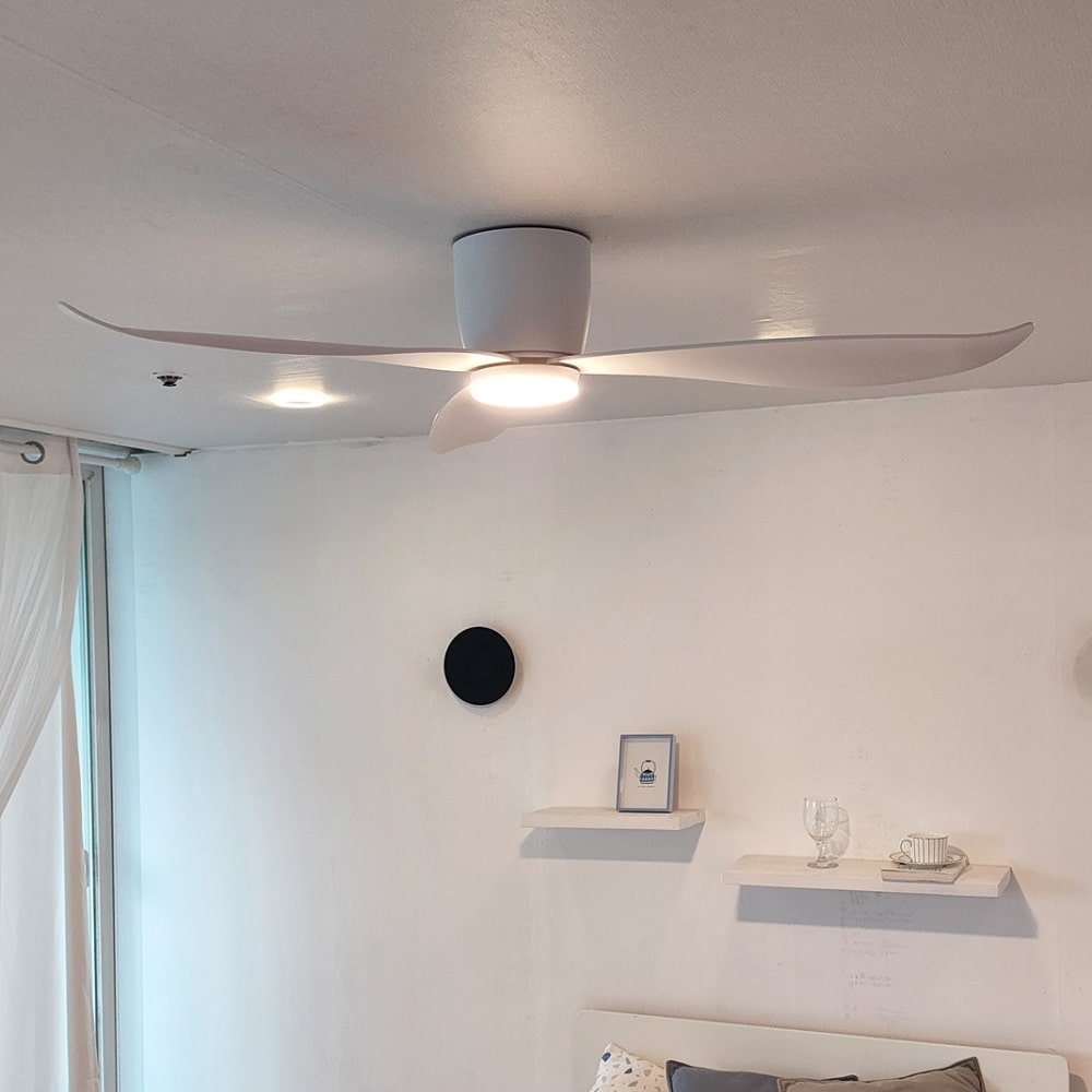 살랑 화이트 천장 실링팬 132cm LED