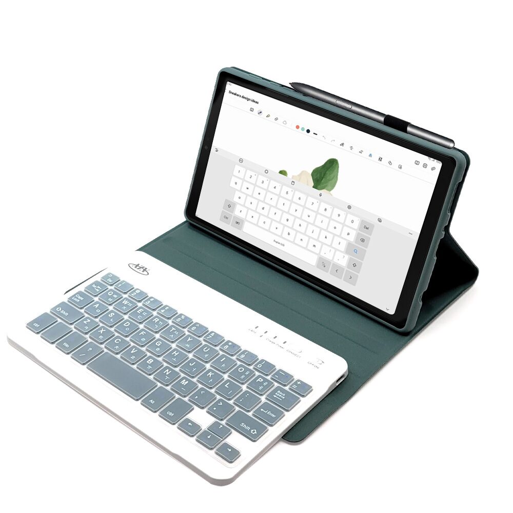 갤럭시탭A7 Lite 8.7 콤비 블루투스 키보드 북커버 케이스 T220 T225