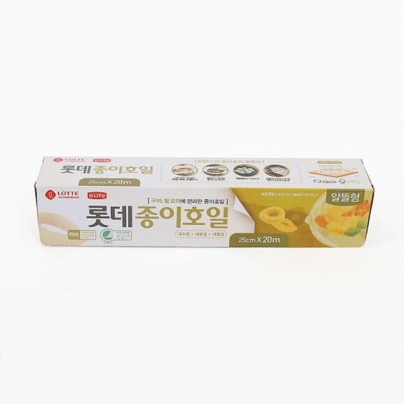 롯데 종이호일 알뜰형(25cmx20M)