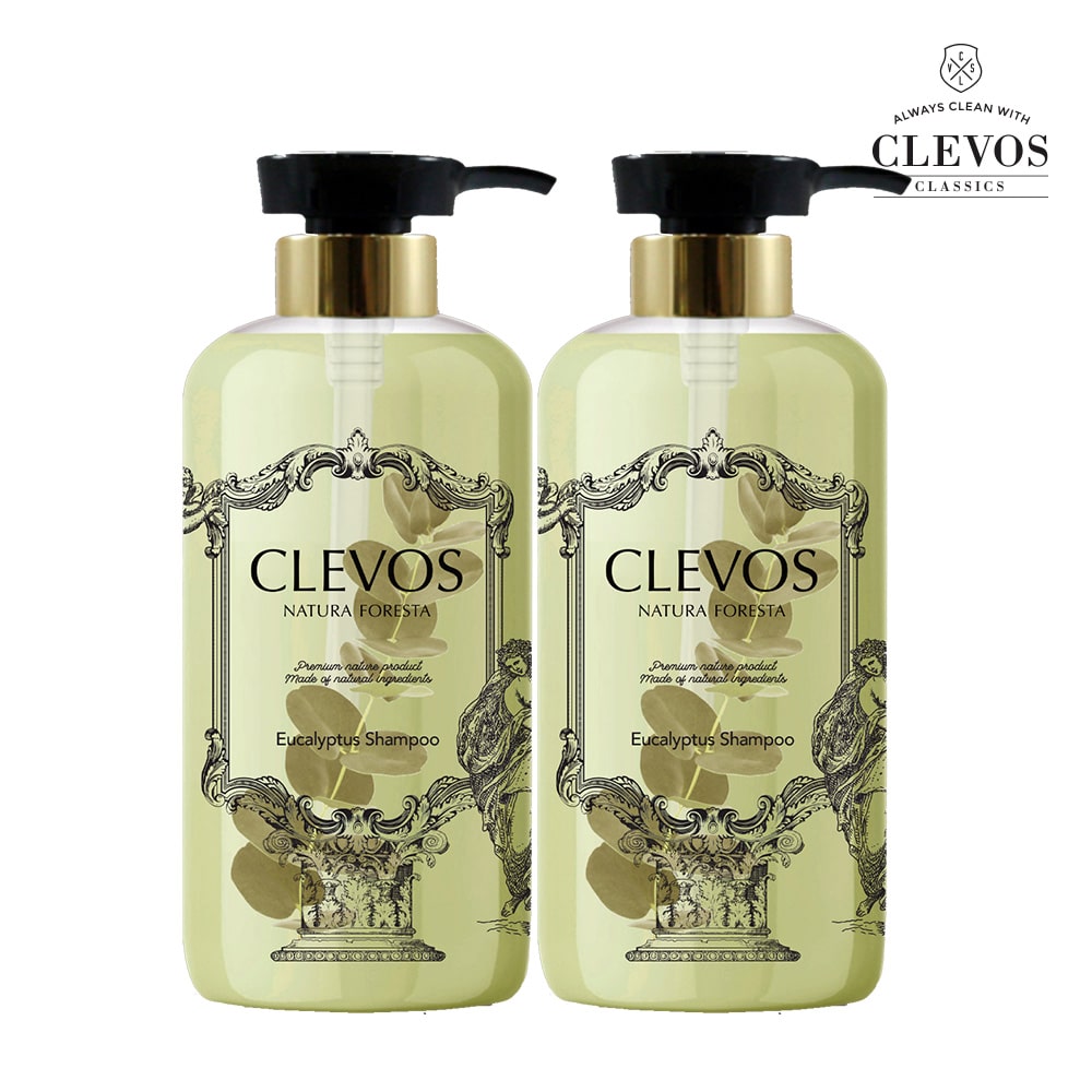 자연유래 100% 천연 유칼립투스 샴푸 530ml 1+1
