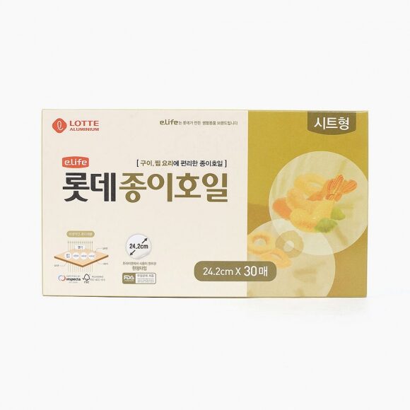 롯데 이라이프 종이호일(시트형) (24.2cmx30매)