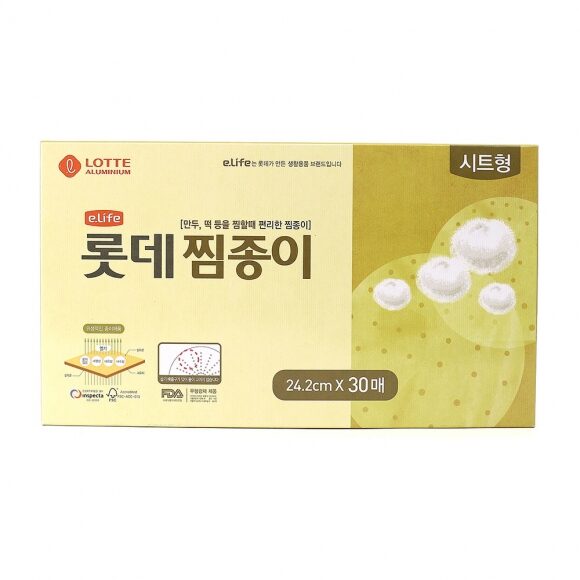 롯데 이라이프 찜종이(24.2cmx30매)