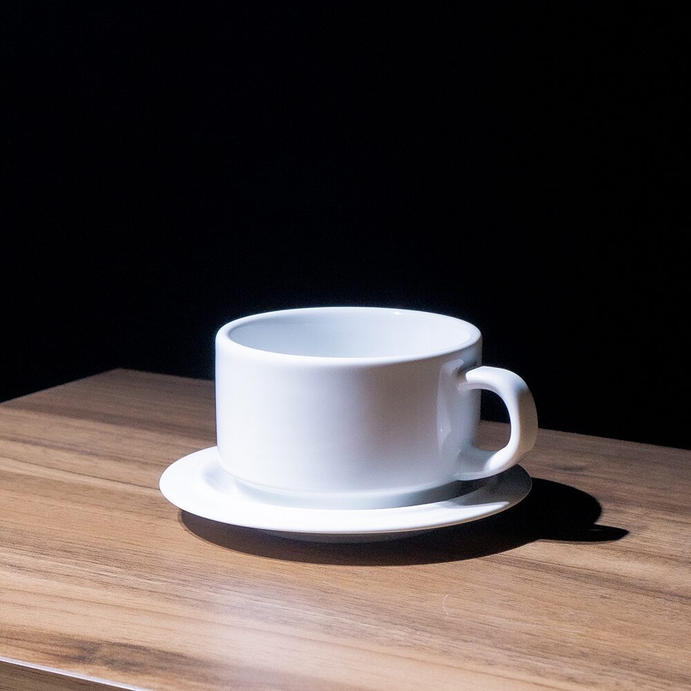OPC 01 series 뉴 라떼잔 280ml 세트 (컵앤소서)