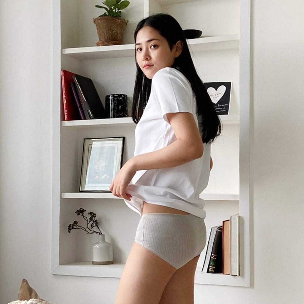 심리스 노라인 무봉제 데일리 코튼 팬티 여자 여성 편한 면 속옷