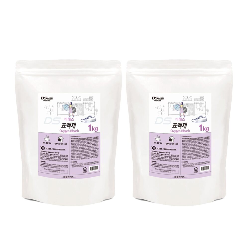 표백제 1kg x 2개 산소계 표백 누런때 찌든때