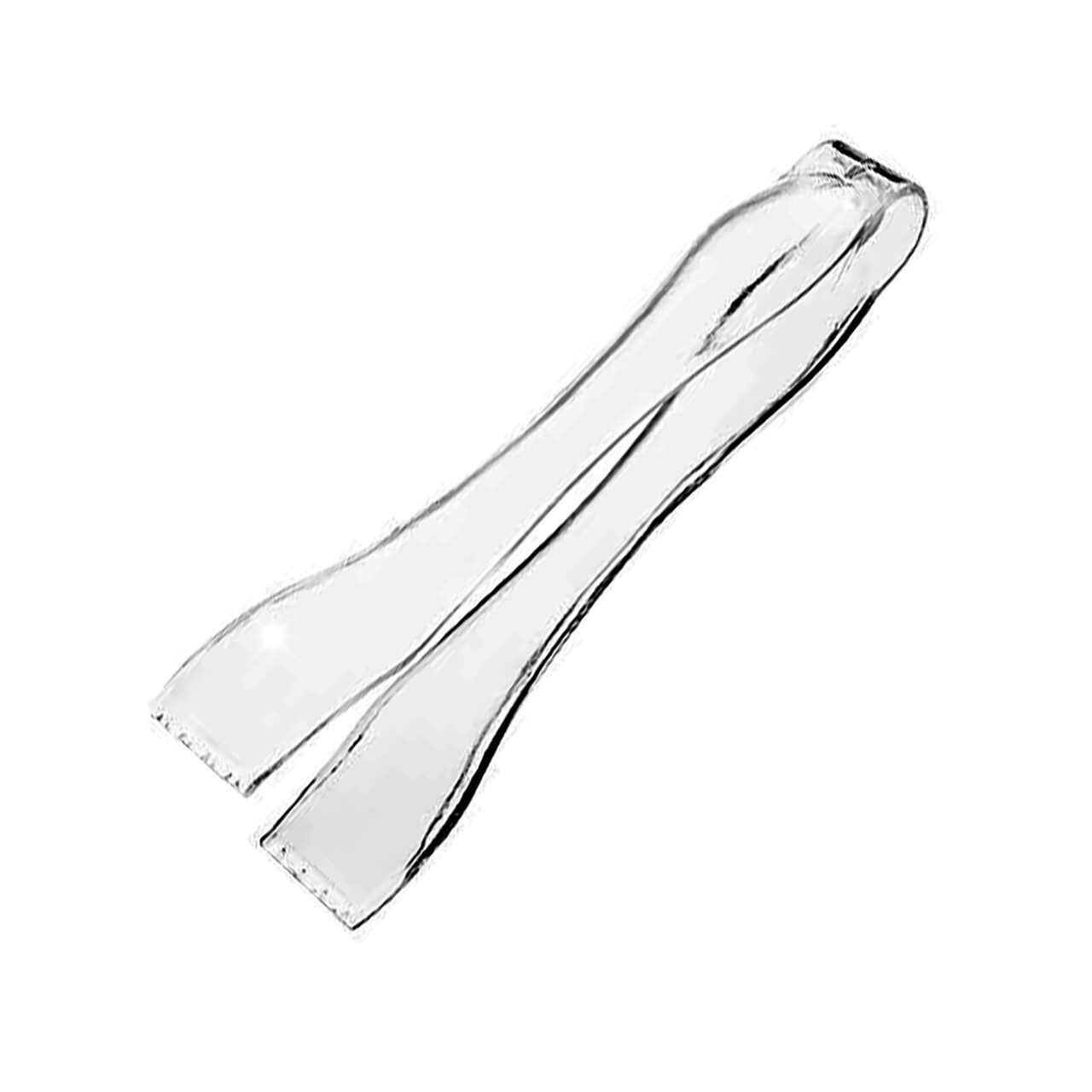다용도 토스트 투명 일회용 플라스틱 집게 4P 샐러드 뷔페 요리