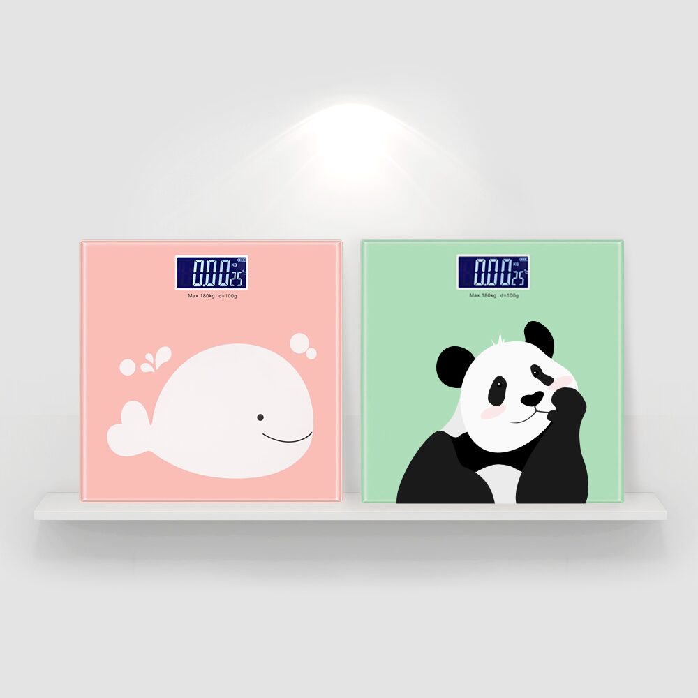 디지털 LCD 캐릭터 체중계, 2type