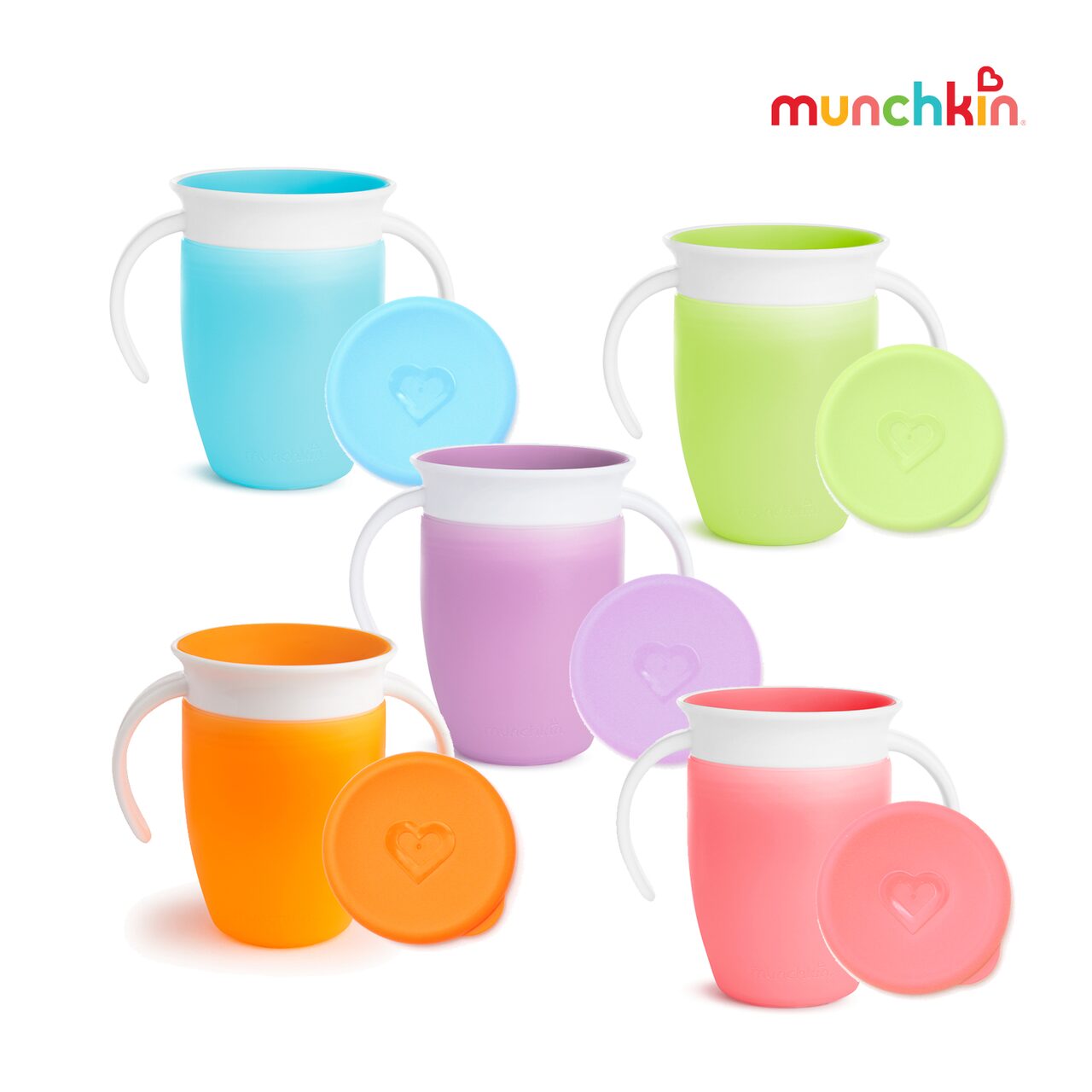 미라클 360 손잡이컵 뚜껑세트 207ml
